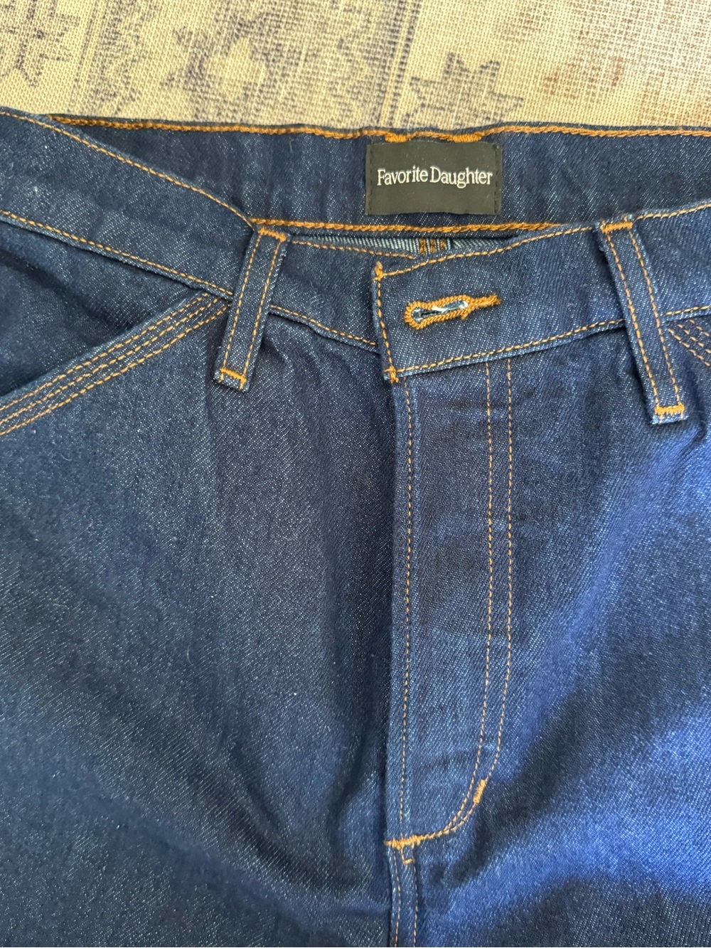 Favorite Daughter Olympia Dark Blue (Manchester) Denim Jeans